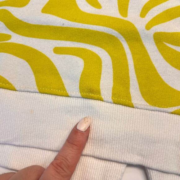 Zara Girls Green and Cream Psychedelic Sweatshirt 13-14 - Picture 8 of 10